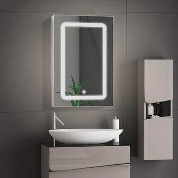 RVS LED Spiegelkast Badkamer - Wandmontage Medicijnkast met, Huis en Inrichting, Verzenden, Nieuw