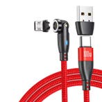 USB Type C naar Micro-USB Magnetische Oplaadkabel - 1,8, Verzenden, Nieuw