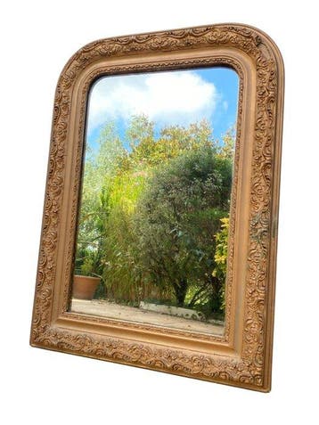 Spiegel - Hout - Louis Philippe - H. 80 cm
