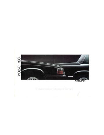 1989 VOLVO 760 BROCHURE NEDERLANDS, Nieuw, Volvo, Author