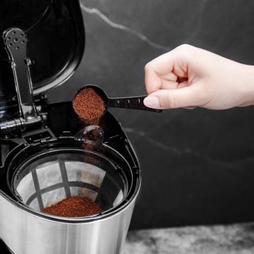 Koffiezetapparaat - filterkoffie - Glazen pot - RVS, Verzenden, Zo goed als nieuw