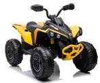 CAN-AM Maverick Geel, Quad, 12V10ah, 4WD, leder, RC. NIEUW!!, Ophalen of Verzenden, Nieuw