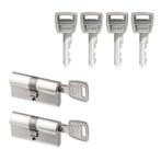 Deurbeslag | Cilinder | Nemef NF2 | 30/30 mm | 2 stuks, Verzenden, Nieuw