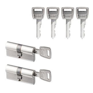 Deurbeslag | Cilinder | Nemef NF2 | 30/30 mm | 2 stuks, Doe-het-zelf en Verbouw, Hang- en Sluitwerk, Nieuw, Verzenden