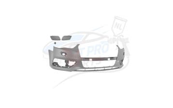 Audi A3 Voorbumper in primer met koplampsproeier gaten en..., Voor, Nieuw, Bumper, Audi