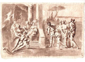 Giandomenico Tiepolo (1727-1804), Bottega di - Ifigenia, Antiek en Kunst, Kunst | Schilderijen | Klassiek