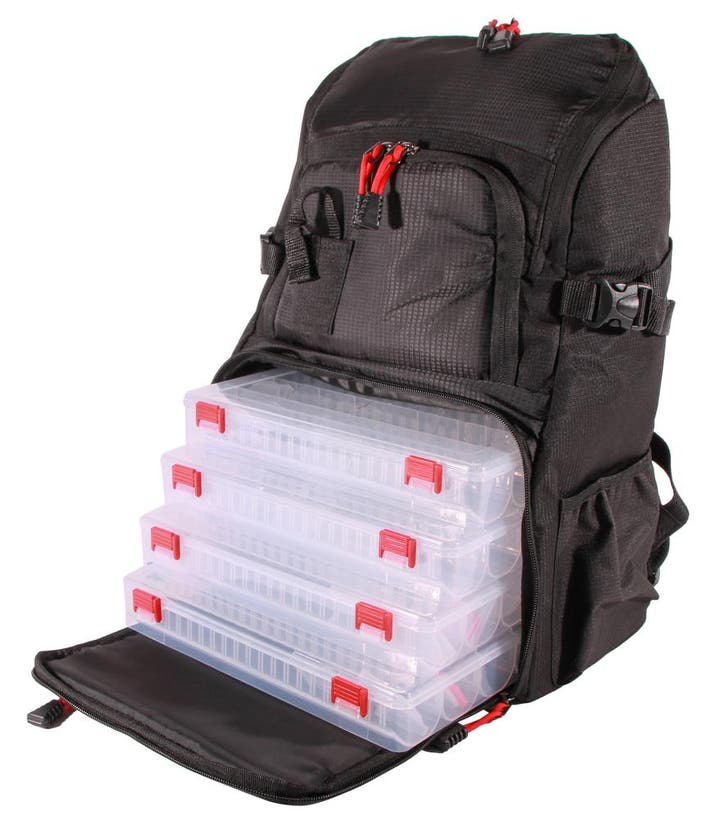Ultimate Ultra Backpack Incl. 4 Tackleboxes, Watersport en Boten, Hengelsport | Algemeen, Overige typen, Nieuw, Verzenden