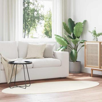 vidaXL Tapijt HUARTE Crèmekleurig 100 x 200 cm 100%, Verzenden, Nieuw, Crème