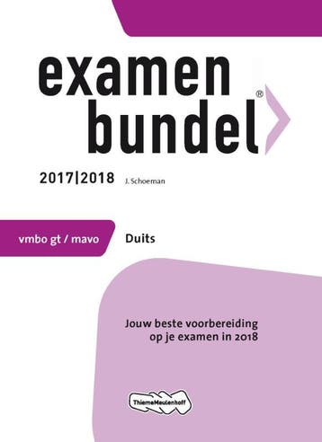 Examenbundel vmbo gtmavo Duits 20172018 9789006391923, Boeken, Schoolboeken, Zo goed als nieuw
