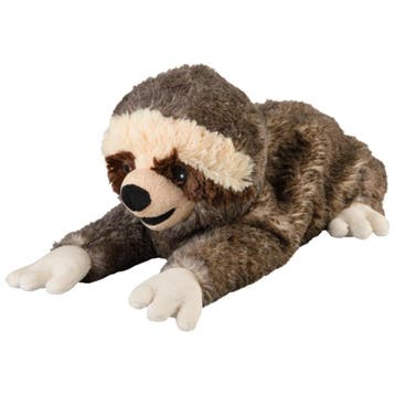 Warmies luiaard knuffel - warmteknuffel - 33 cm - bruin, Verzenden, Nieuw