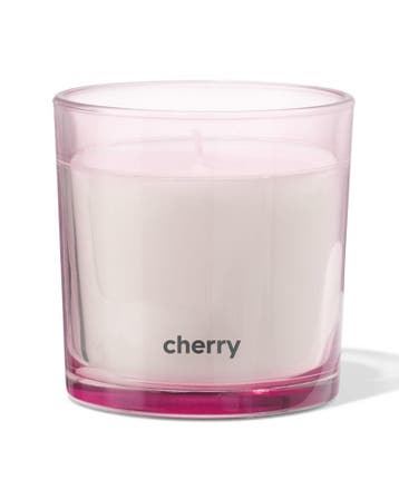 HEMA Geurkaars in glas 10x10cm cherry, Verzenden, Nieuw