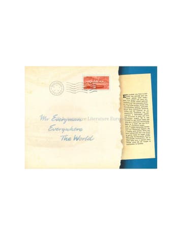 1957 FORD UK PROGRAMMA BROCHURE NEDERLANDS, Nieuw, Ford, Author