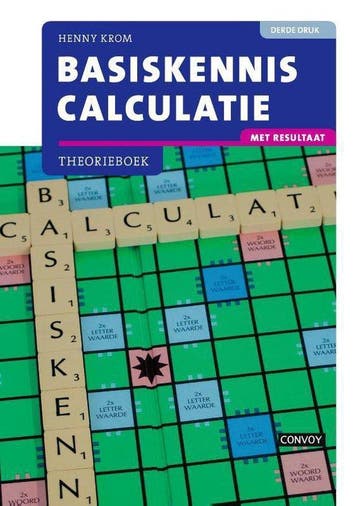 Boek Basiskennis Calculatie met resultaat 9789463171571, Verzenden, Nieuw