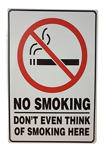 No smoking reclamebord, Ophalen of Verzenden, Nieuw