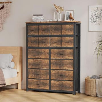Ladekast met 16 Lades - Hoge Commode Organizer voor Slaapkam, Verzenden, Nieuw