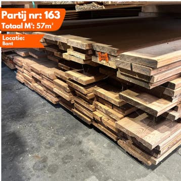 Thermo Vuren Geschaafde Plank 4800-5400x110-140x18mm, Ophalen of Verzenden, Nieuw