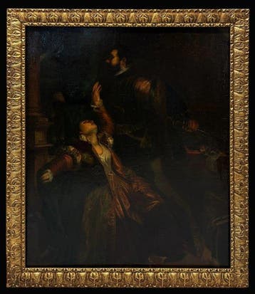 École Française (c. 1880) - The Duo of Raoul and Valentine