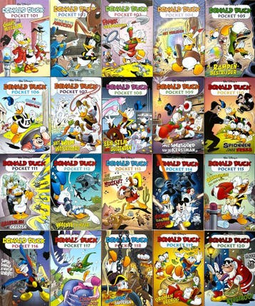 Gratis verzending! Compleet Donald Duck Pockets 101 t/m 120, Boeken, Stripboeken, Verzenden, Complete serie of reeks, Zo goed als nieuw