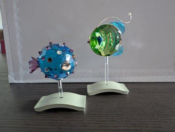 Beeld, Swarovski Cleona en Chira - 0 cm - Kristal