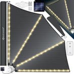 KESSER® opvouwbaar balkonscherm - LED - 140x140cm - Antracie, Verzenden, Zo goed als nieuw