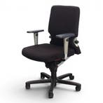 Haworth Comforto 77 bureaustoel, tempur zitting, zwart, Overige plaatsen, Ophalen of Verzenden, Gebruikt, Stoel