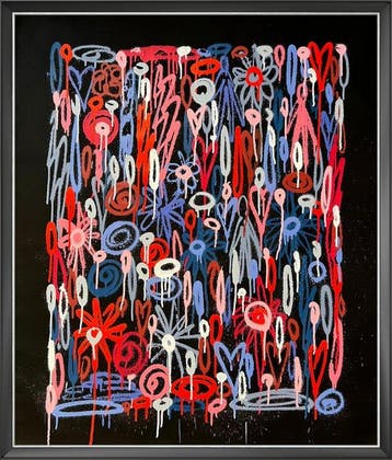 Nuno Barbedo (1983) - Eletric love (XL Size Painting)