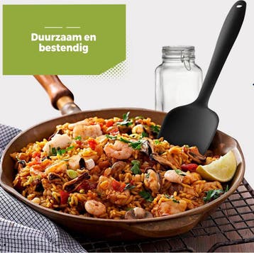 HI NATURE™ Spatel set 3 stuks - Spatel silicone - Siliconen, Huis en Inrichting, Keuken | Potten en Pannen, Ophalen of Verzenden