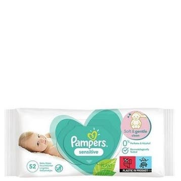 Pampers Babydoekjes Sensitive – 52 stuks | Nieuw & Voordelig, Nieuw, Overige typen, Overige merken