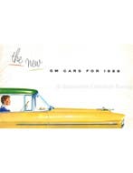 1955 GM CARS PROGRAMMA BROCHURE ENGELS, Nieuw, Author