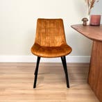 2dekans | Meubel31 Riva Eetkamerstoel - Gold - Set van 2 -, Huis en Inrichting, Stoelen, Ophalen of Verzenden, Zo goed als nieuw