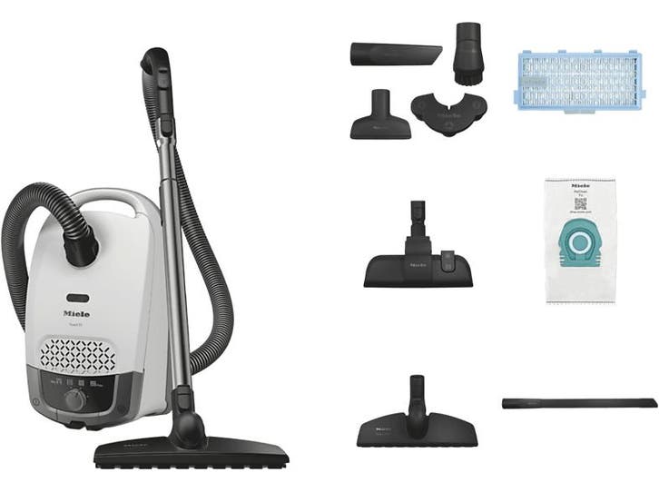 Miele -  Stofzuiger Met Zak Briljantwit, Witgoed en Apparatuur, Stofzuigers, Nieuw, Stofzak, Minder dan 1200 watt, Verzenden