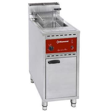 Diamond Friteuse | Gas | 16L | 0°C/190°C | 14kW | Aftapkraan, Zakelijke goederen, Horeca | Keukenapparatuur, Ophalen of Verzenden
