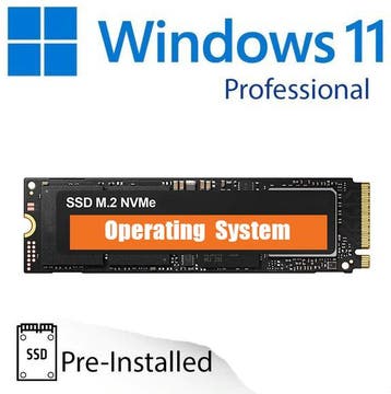 A-merk 1000GB (1TB) M.2 NVMe SSD + installatie Windows 11, Ophalen of Verzenden, Nieuw