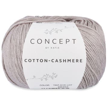 Katia Concept Cotton-Cashmere - 56 Steengrijs - Garen, Ophalen of Verzenden, Nieuw