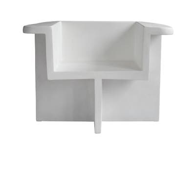 101 Copenhagen Brutus Lounge Chair - Bone White, Ophalen of Verzenden, Gebruikt, Wit, Scandinavisch/Brutalisme