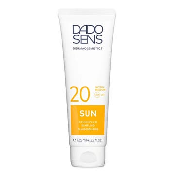 Dado Sens  Sun Fluid SPF20  125 ml, Verzenden, Nieuw
