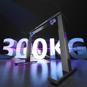 FLEXISPOT In hoogte verstelbaar bureau frame E300, zwart, ho, Verzenden, Zo goed als nieuw
