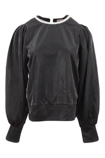 Aaiko Blouse in maat M Zwart, Aaiko, Verzenden, Zo goed als nieuw, Zwart