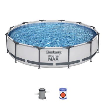 Steel Pro Max zwembad 366x76 cm (set), Verzenden, Nieuw