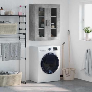 Opbergkast Glasdeur 90cm | Laatste Stuk!, Huis en Inrichting, Kasten | Wandmeubels, Ophalen of Verzenden, Zo goed als nieuw, Minder dan 150 cm