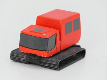 Pistenbully Rettungsdienst 1:24, Sonderanfertigung Modell..., Ophalen of Verzenden, Gebruikt, Overige merken