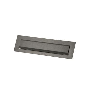 STOER! Rome briefplaat 340x95mm staal - basaltgrijs, Verzenden, Nieuw
