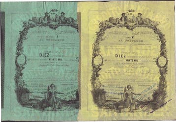 Spanje. Crédito Cántabro - Santander 1866 (Zonder