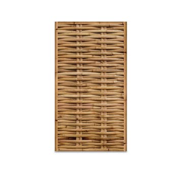 Gevlochten bamboe schutting Horizontaal - 90 x 180 cm - Natu, Tuin en Terras, Verzenden, Nieuw