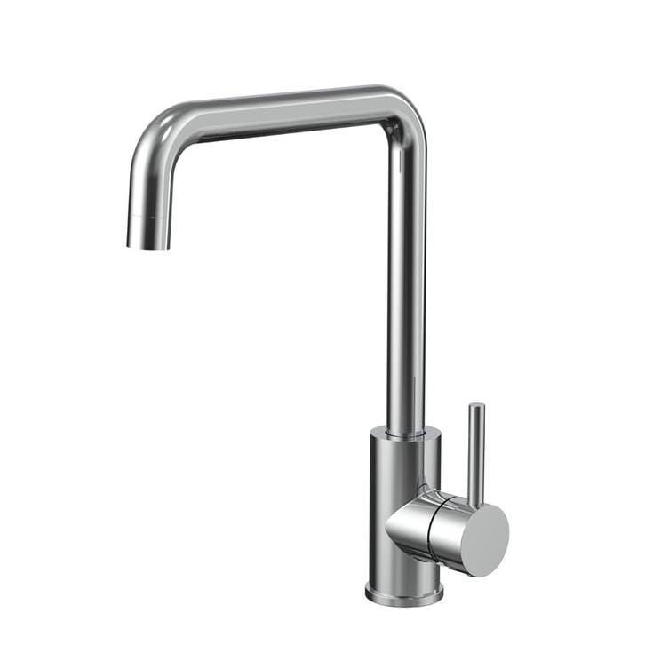Keukenmengkraan Danilo chroom volledig Rvs met draaibare, Doe-het-zelf en Verbouw, Sanitair, Verzenden