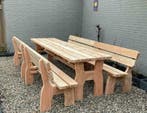 Duurzame  Houten Tuintafel / tuinbank Douglashout, Nieuw, Hout