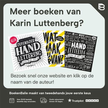 Werkboek handlettering doe je zo! 9789048837700, Verzenden, Zo goed als nieuw, Karin Luttenberg