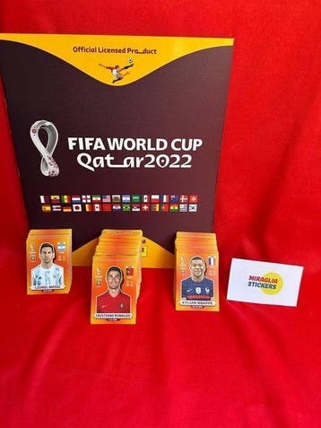 qatar 2022 Panini Empty album + complete loose sticker set -, Nieuw