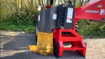 Kraffter haardhouthakselaar TR110, Verzenden
