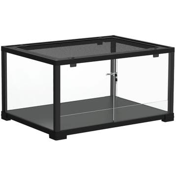 TRUUSK Reptielen Terrarium 86 Liter - Met Schuifdeur en Afsl, Verzenden, Nieuw